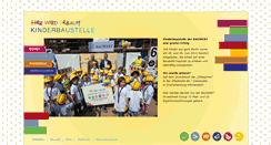 Desktop Screenshot of kinderbaustelle.com